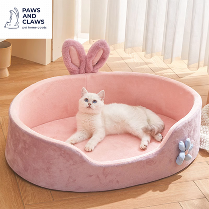 Pet Bed Detachable Washable Dog Sleeping Bed Soft Comfortable Warm Cat Bed for Four Seasons Soft Pet Bed