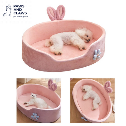 Pet Bed Detachable Washable Dog Sleeping Bed Soft Comfortable Warm Cat Bed for Four Seasons Soft Pet Bed