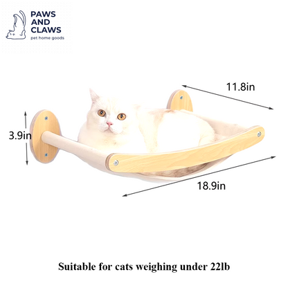 Cat Climbing Shelf Wall Mounted Four Step Stairway with Sisal Scratching Post for Cats Tree Tower Platform Jumping Pet Furniture